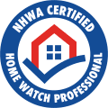 The logo of nhwa certified home watch professional